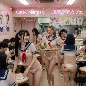 透け透けJKカフェ