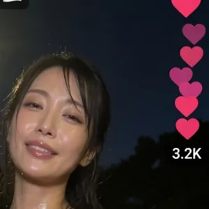 真夜中の露出配信
