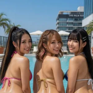 ビキニギャルの尻🍑