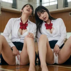 制服娘たち、オナニーでイク！