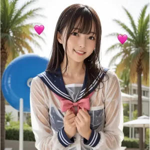 〈40枚〉ふたなり制服リゾートプール🌴