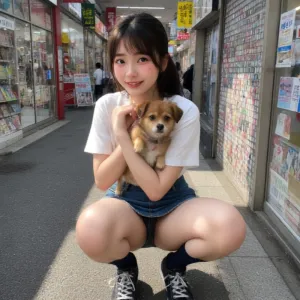 犬と女の子