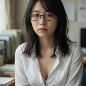 ガリ勉の彼女。実は。