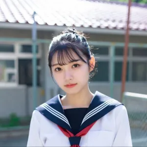 校庭でパンツを見られたJK 42秒