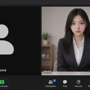 リモート会議だから履いてない奴