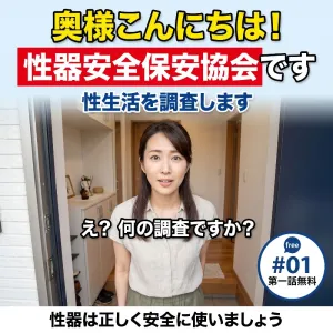 奥様こんにちは！性器安全保安協会です  #01