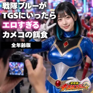 戦隊ブルーがTGSでエロ過ぎるカメコの餌食【全年齢版】