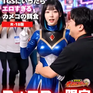 戦隊ブルーがTGSでエロ過ぎるカメコの餌食【R-18フォロワー限定版】