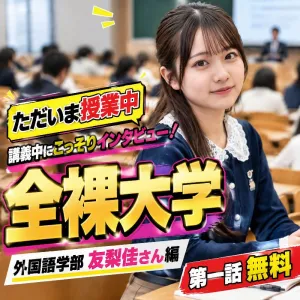 ただいま授業中 「全裸大学」第一話【外国語学部 友梨佳さん編】