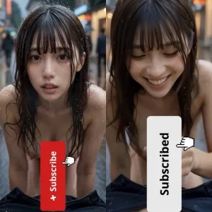 雨の路上フェラ　その1