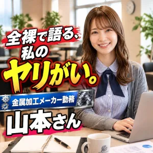 全裸で語る、私のヤリがい。 金属加工メーカー勤務　山本さん