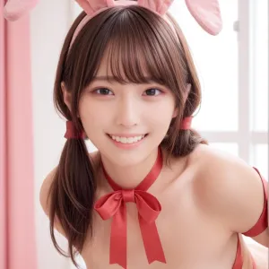 たれウサギのリボン巻き🎀