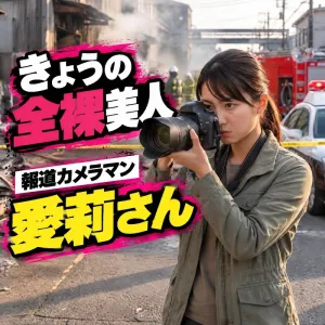 きょうの全裸美人「報道カメラマン・愛莉さん」