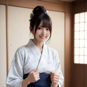 しゃがんでふたなりポロリ🍼