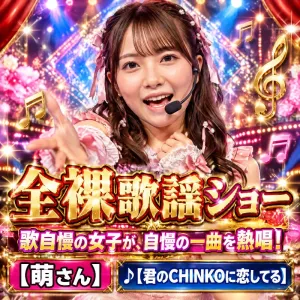 全裸歌謡ショー 「君のCHINKOに恋してる / 萌さん」