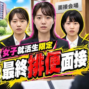 女子就活生限定！最終排便面接
