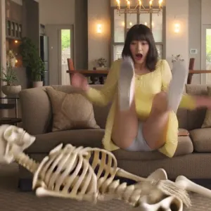 ドッキリでパンチラ