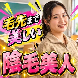 毛先まで美しい！陰毛美人